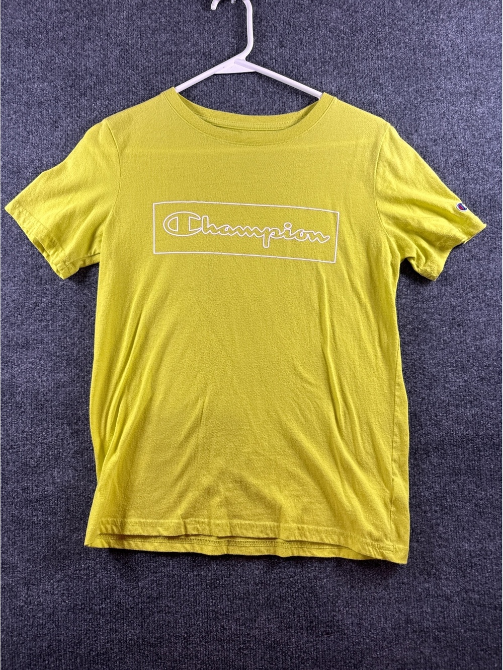 Champion Authentic Athleticwear Yellow Crew Neck T-Shirt XL